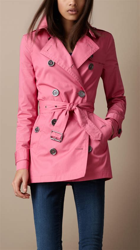 burberry crimson pink jacke|burberry trench coats for women.